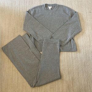 Fine knit matching set